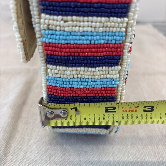 Viral Beaded Bags - NY Taxi Cab & Route 66 Shoulder Bags (2) - Made in India - Picture 12 of 15